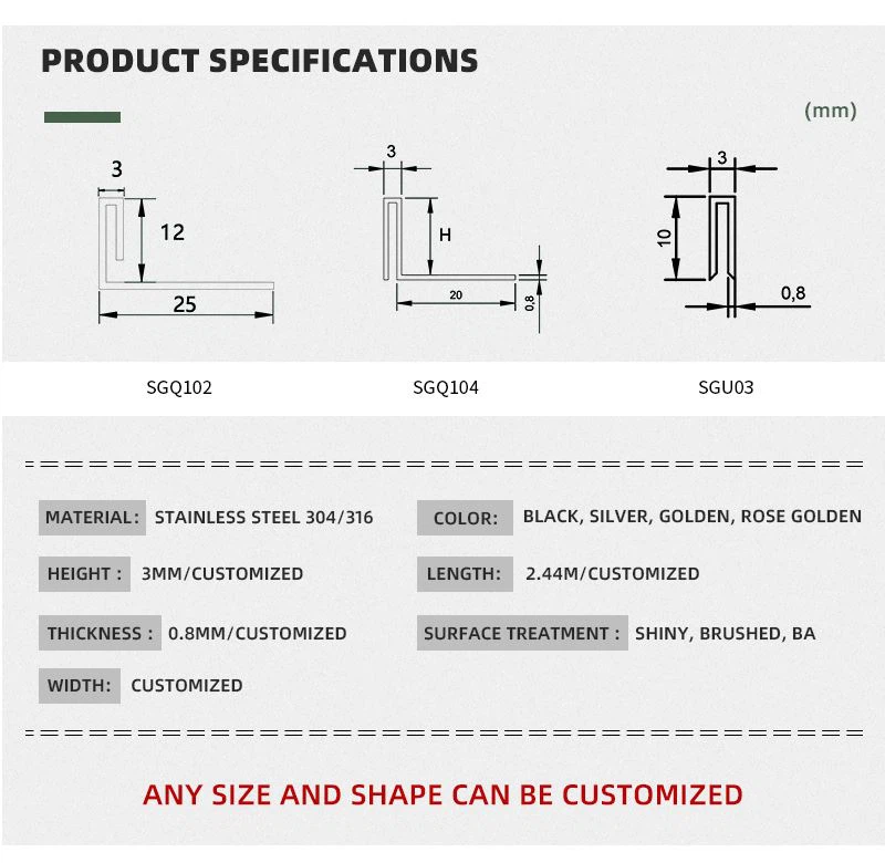 floor and decor tile edge trim (6)