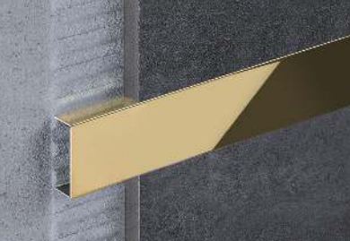 PERFIS DE AZULEJOS DECORATIVOS EM FORMA DE U